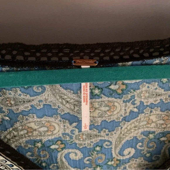 Free People Luna Scarf Print Tunic Size Large - Picture 4 of 8